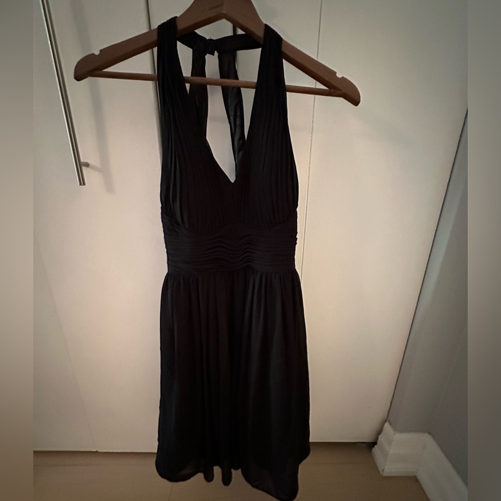 Aidan Mattox Backless Cocktail Dress